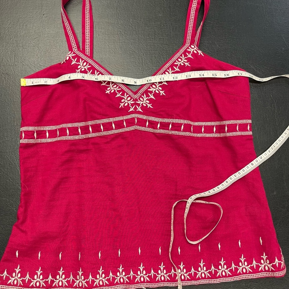 Old Navy linen blend tank size large - Picture 8 of 9